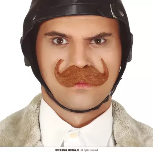 MOUSTACHE A L'ANGLAISE MARRON