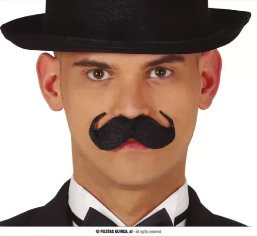 MOUSTACHE A L'ANGLAISE NOIRE