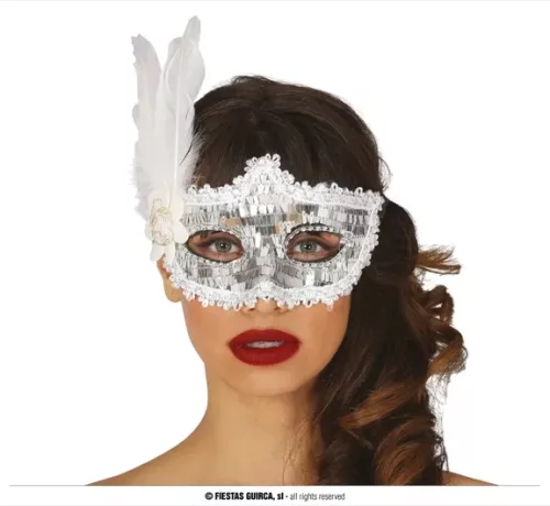 LOUP ARGENT AVEC PLUME – Image 2