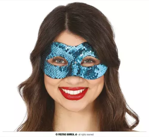 LOUP SEQUINS BLEUS