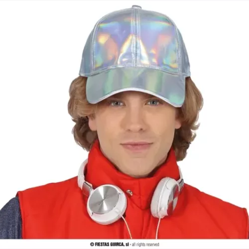 CASQUETTE METALISÉE ARGENT