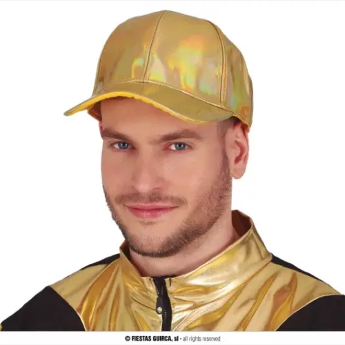CASQUETTE METALISÉE OR