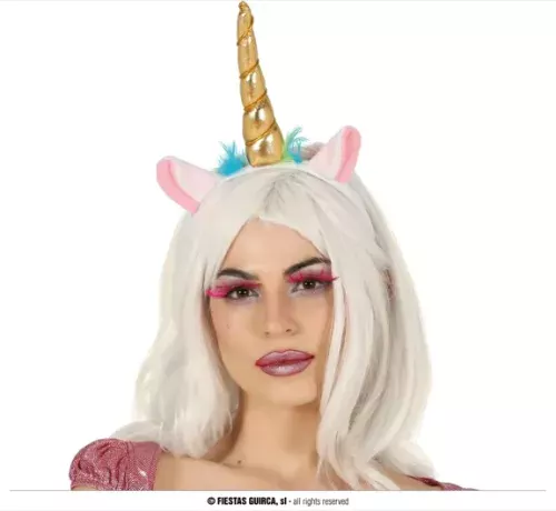 DIADEME UNICORNE DORE – Image 2