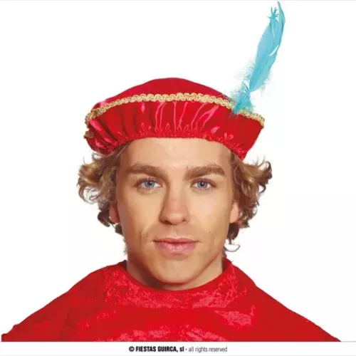 CHAPEAU PAGE DU ROI ROUGE
