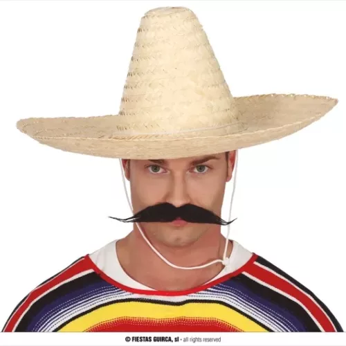 CHAPEAU MEXICAIN PAILLE 50CM