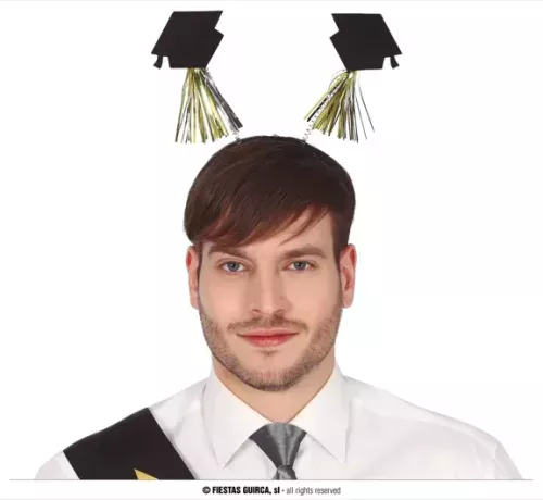 DIADÈME AVEC 2 COIFFES DIPLÔMÉ – Image 2