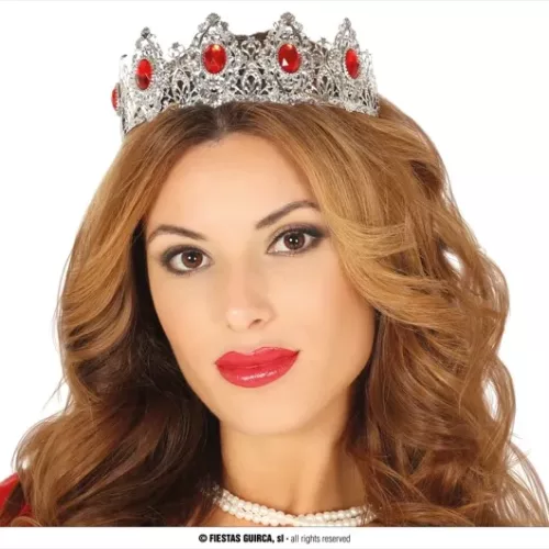 DIADEME METALLIQUE ARGENT PRINCESSE