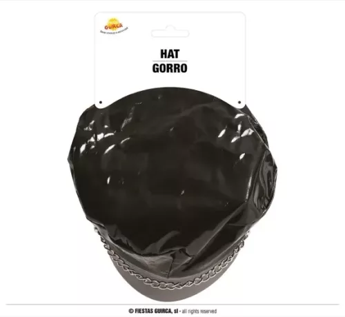 CASQUETTE VINYLE NOIRE