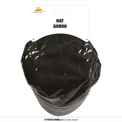 CASQUETTE VINYLE NOIRE