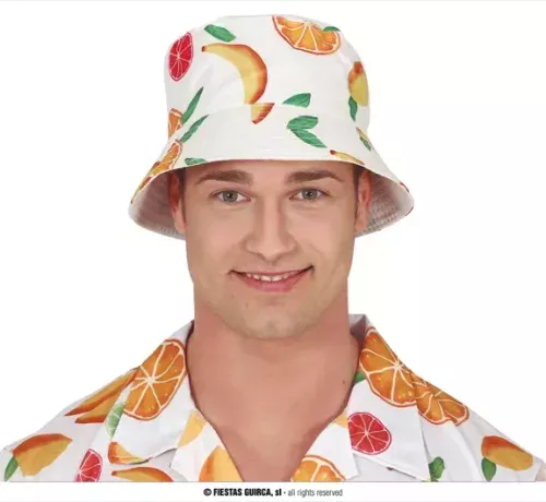 CHAPEAU HAWAÏEN FRUITS