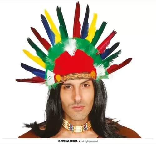 COIFFE INDIEN PLUMES
