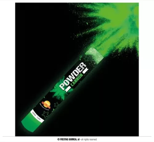 CANON DE 30CMS. AVEC 20-30 GR. DE POUDRE VERTE