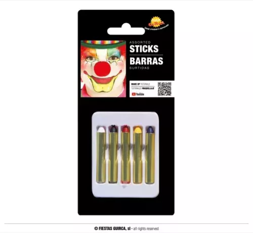 BOITE 5 CRAYONS MAQUILLAGE 5 X 1,9 GR. – Image 2