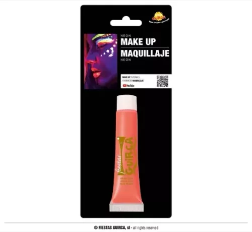 TUBE MAQUILLAGE COULEUR FLUO ROUGE 10 ML