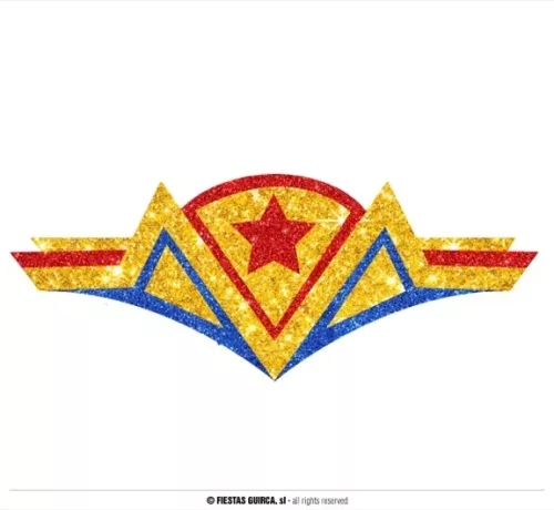 VISAGE DE SUPER-HÉROS À PAILLETTES – Image 2