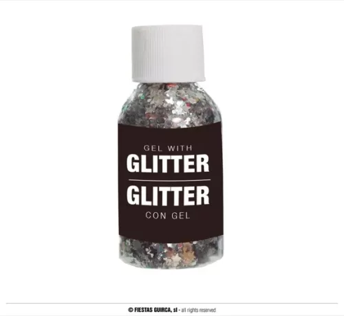 GEL AVEC PAILLETTES ARGENT – Image 2
