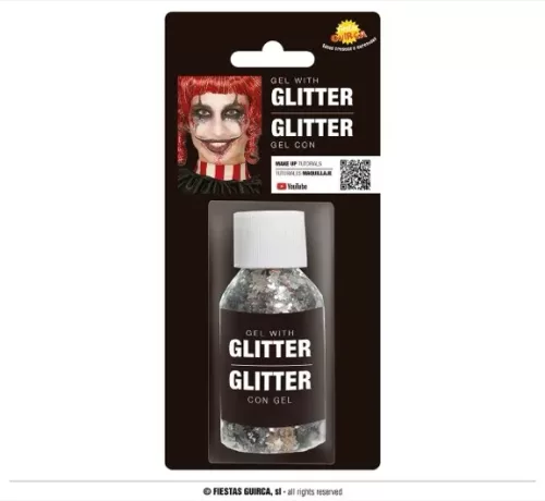 GEL AVEC PAILLETTES ARGENT