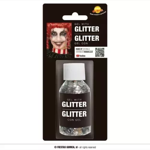 GEL AVEC PAILLETTES ARGENT