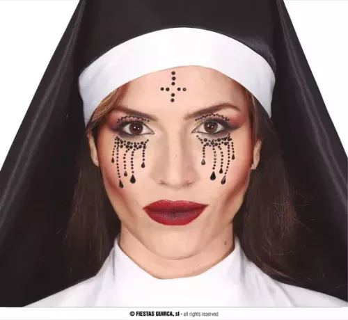 BIJOUX VISAGE ADHÉSIFS BONNE SOEUR – Image 2