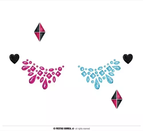 BIJOUX ADHÉSIFS  POUR VISAGE DANGEROUS GIRL – Image 2
