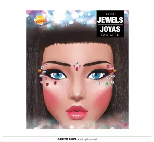 BIJOUX VISAGE POUR LES YEUX, GOUTTES MULTIC. – Image 2