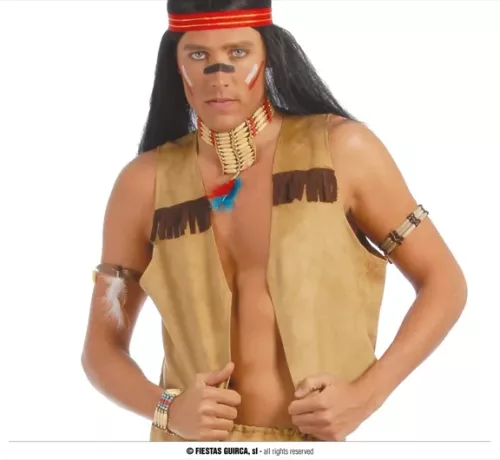 GILET COW BOY / INDIEN ADULTE – Image 2