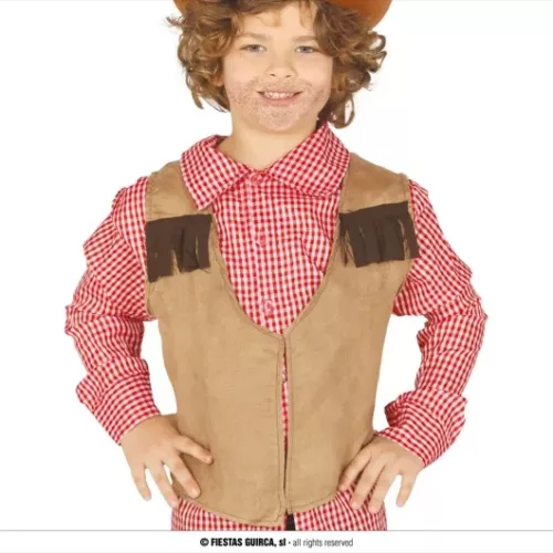 GILET COW BOY / INDIEN ENFANT