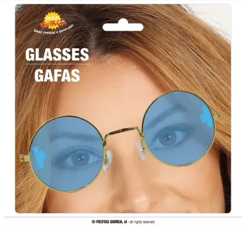 LUNETTES HIPPIE (COULEURS ASSORTIES)