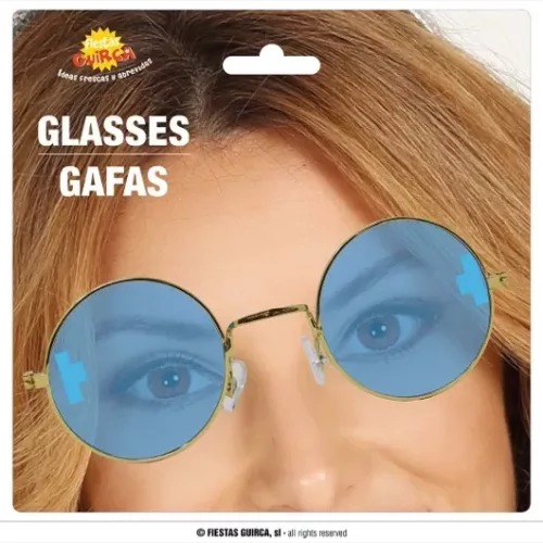 LUNETTES HIPPIE (COULEURS ASSORTIES)