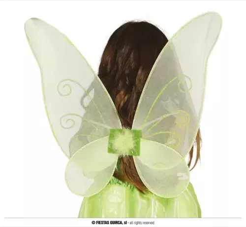 AILES PAPILLON VERTES 36 X 48 CMS
