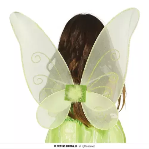 AILES PAPILLON VERTES 36 X 48 CMS