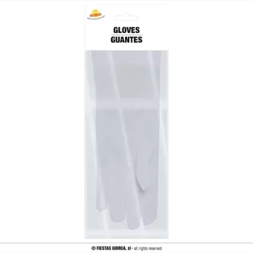 PAIRE DE GANTS BLANCS 23 cm