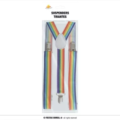 BRETELLES CLOWN MULTICOLORES