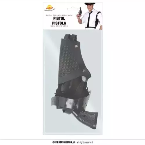 PISTOLET AVEC HOLSTER 25 CMS