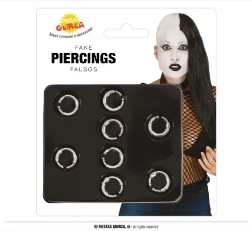 BLISTER PIERCINGS X 8 PIÈCES