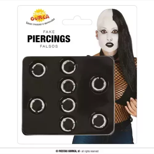 BLISTER PIERCINGS X 8 PIÈCES