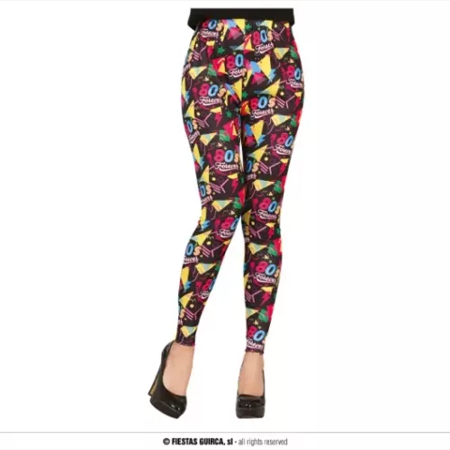 LEGGINGS 80S, ADULTE 42 – 44 (L)