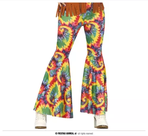 PANTALONS HIPPIE A MOTIF, TAILLE M