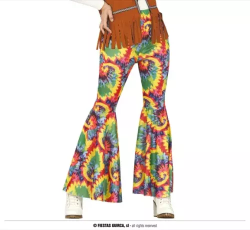 PANTALON HIPPIE À MOTIFS