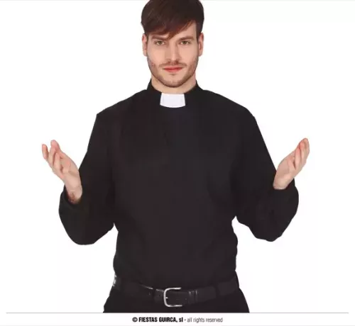 CHEMISE PRÊTRE TAILLE L – Image 2
