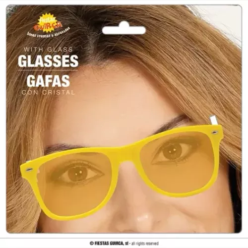 LUNETTES JAUNES AVEC VERRES JAUNES