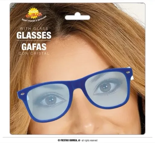 LUNETTES BLEUES AVEC VERRES BLEUS