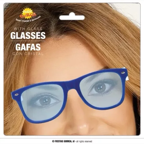 LUNETTES BLEUES AVEC VERRES BLEUS