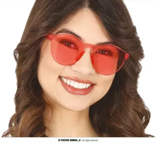 LUNETTES TRANSPARENTES COULEURS ASSORTIES