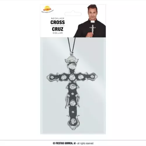 CROIX ARGENTÉE 15 CMS