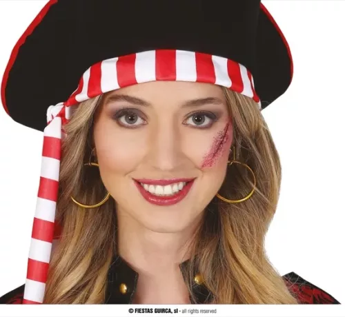 BOUCLES D'OREILLES ANNEAUX PIRATE – Image 2
