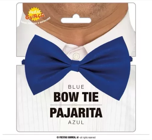NOEUD PAPILLON BLEU 11 CMS
