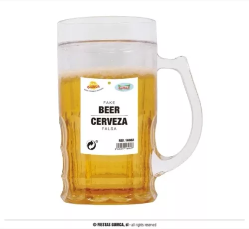 PINTE DE BIÈRE FARCE 15 CMS 400 ML