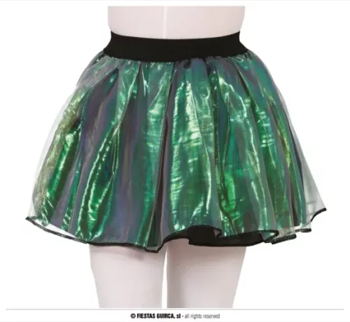 TUTU IRIS VERT, 30 CMS, ENFANT