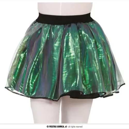 TUTU IRIS VERT, 30 CMS, ENFANT